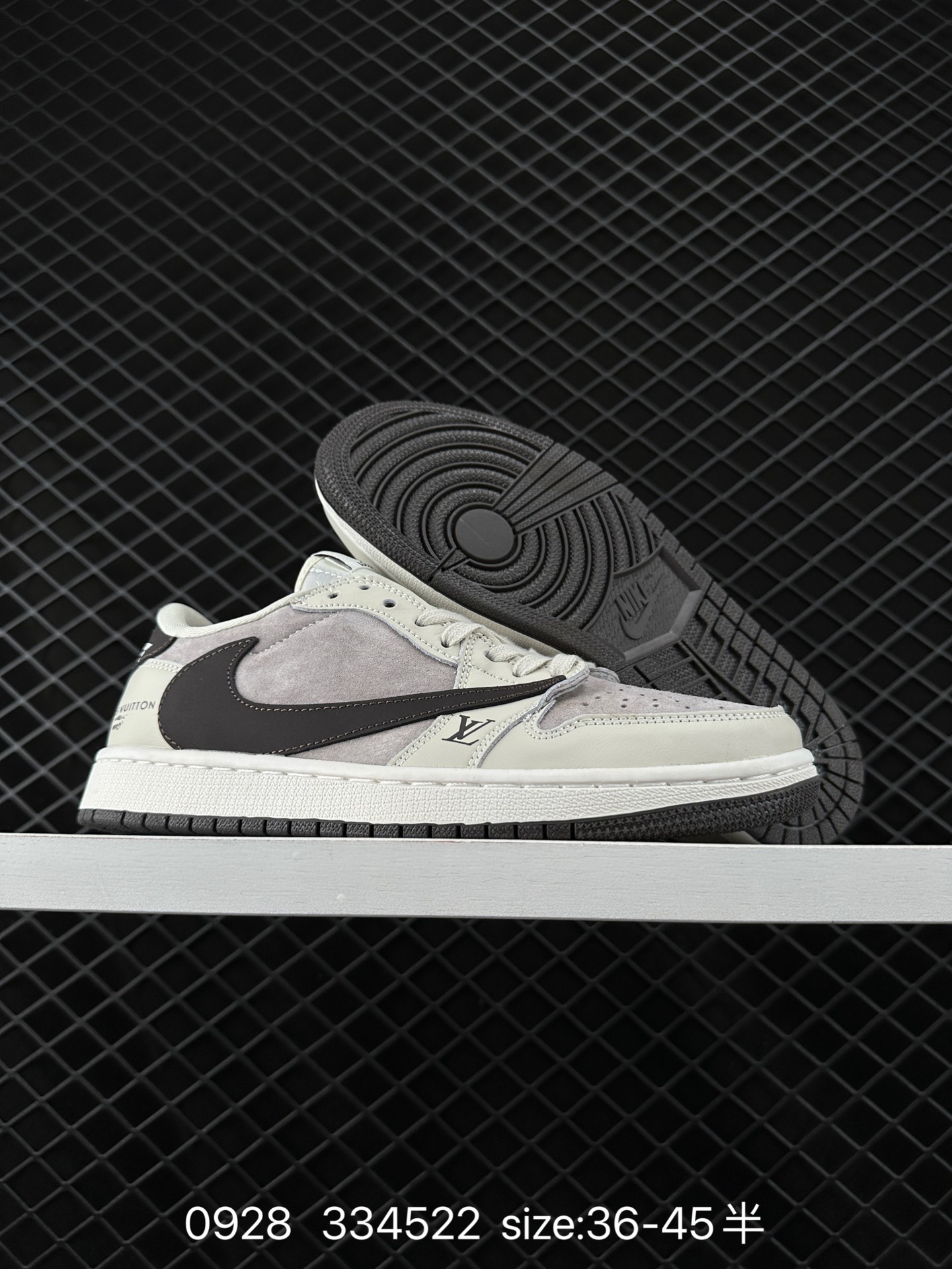 fragment design x Travis Scott x Nike Air Jordan 1 Low OG SP”Black/Green Toe“